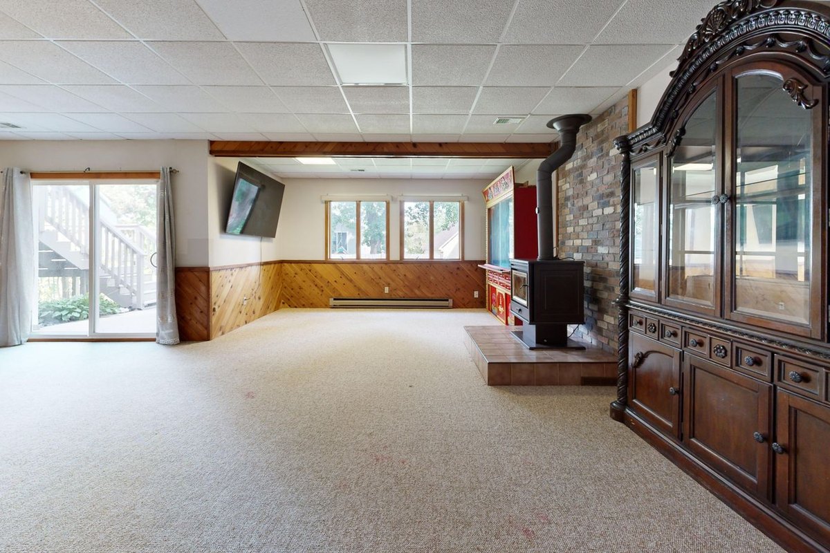 Finished basement rec room in Anchorage, AK