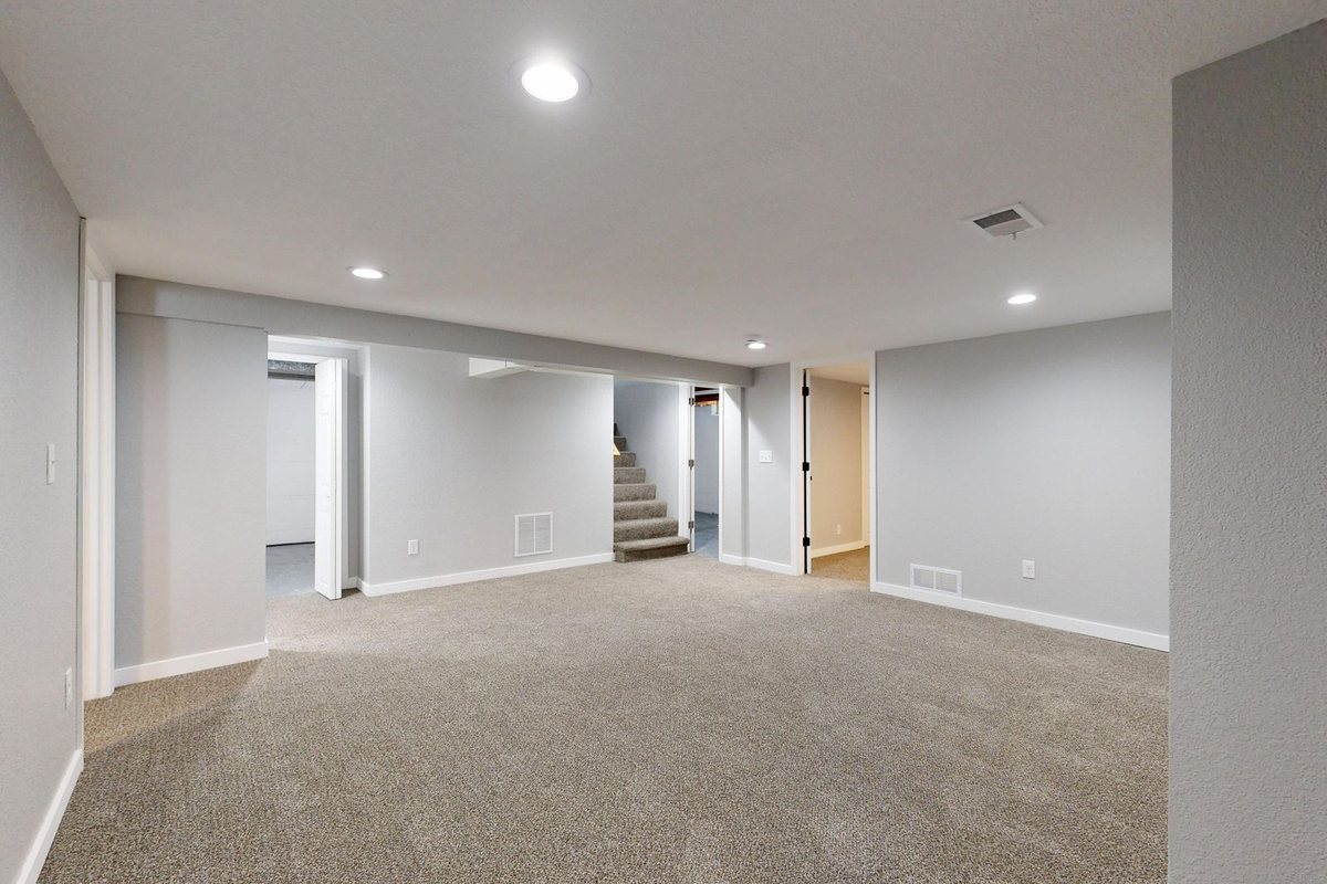 A dry, finished basement that stays usable in Anchorage, AK