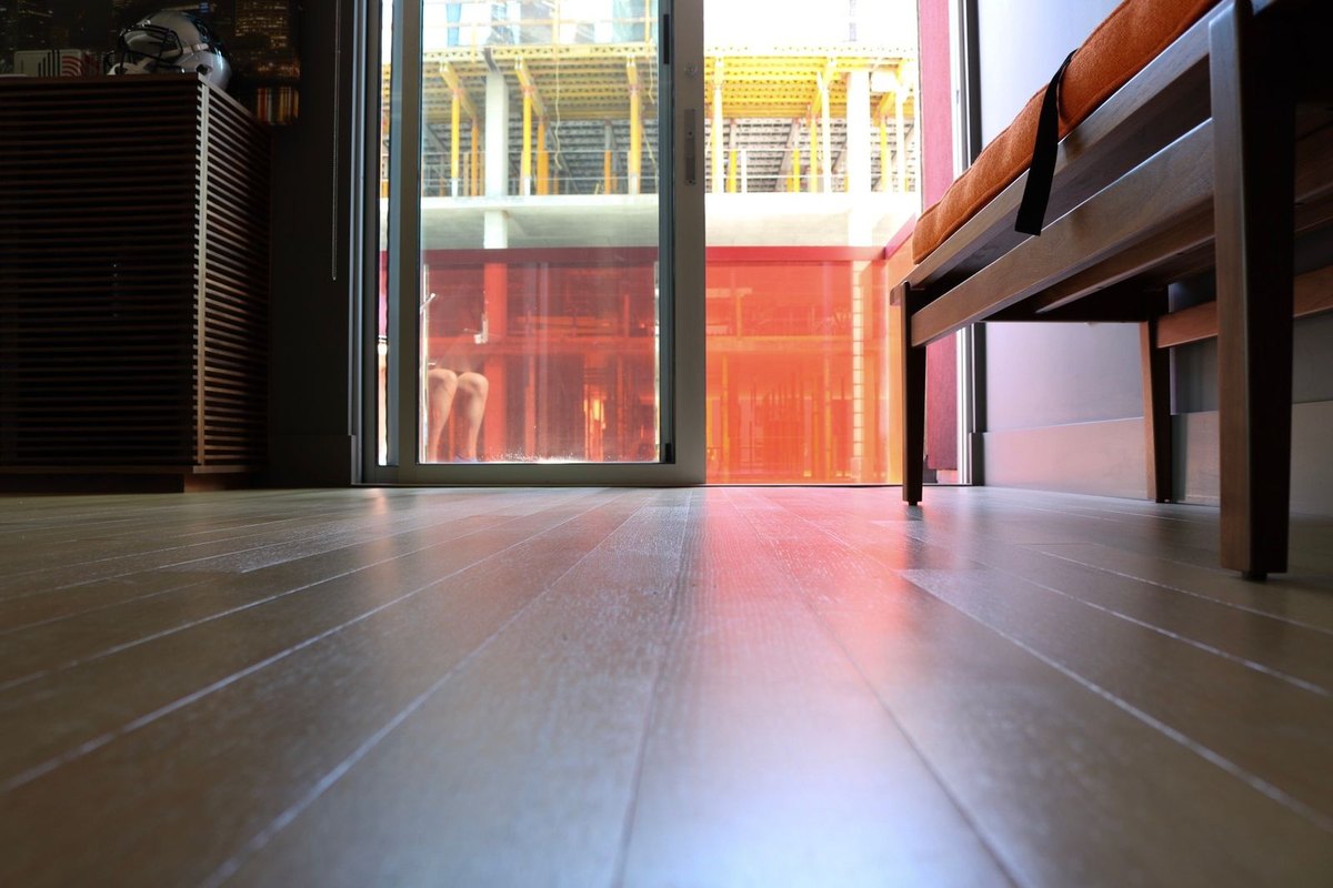Hardwood flooring installed in a Anchorage home