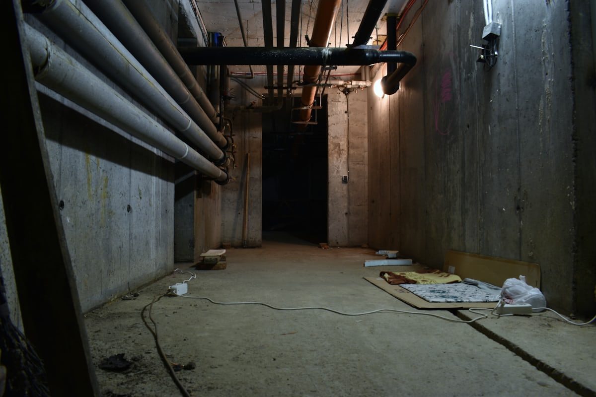 Basement foundation wall in Anchorage