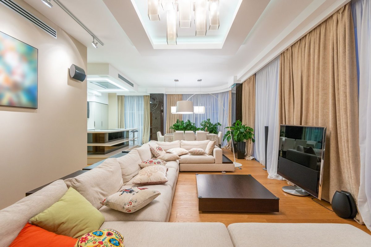 A tidy, finished interior of a Anchorage home