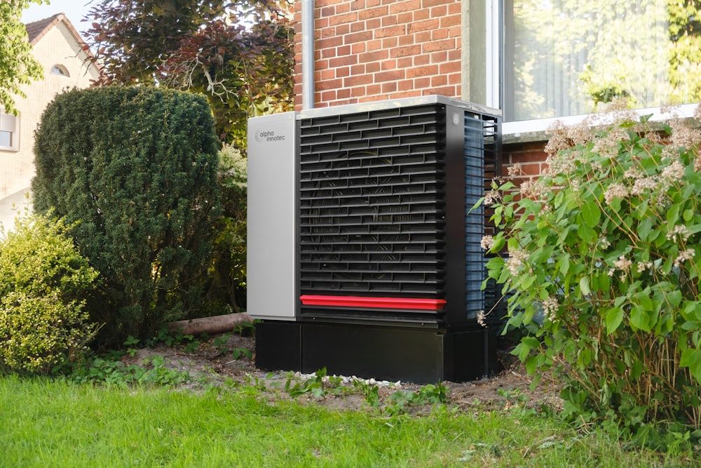 Heat pump outdoor unit installed at a Anchorage, AK home