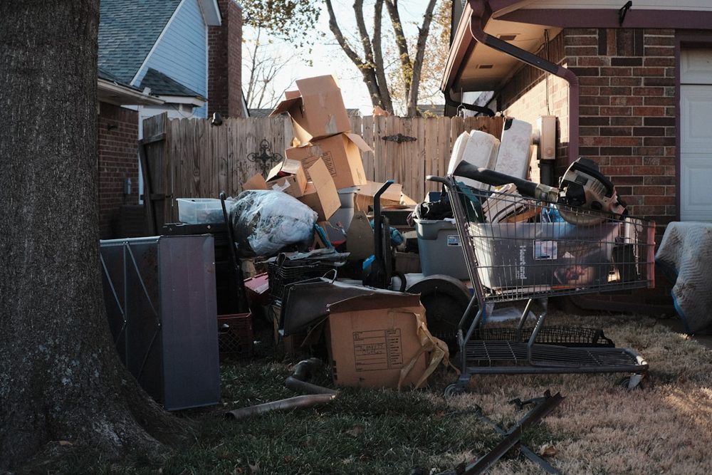 Household junk cleared from a home in Anchorage, AK
