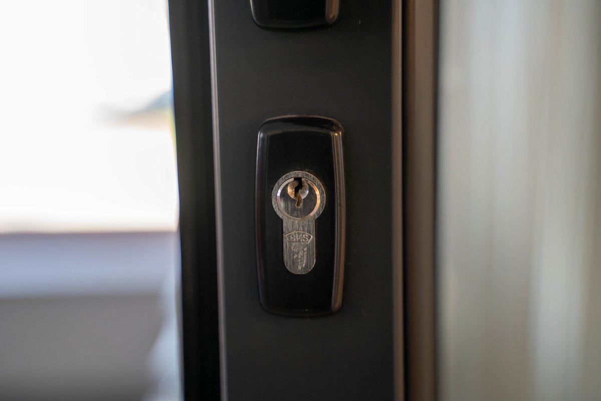 A door lock cylinder in Anchorage