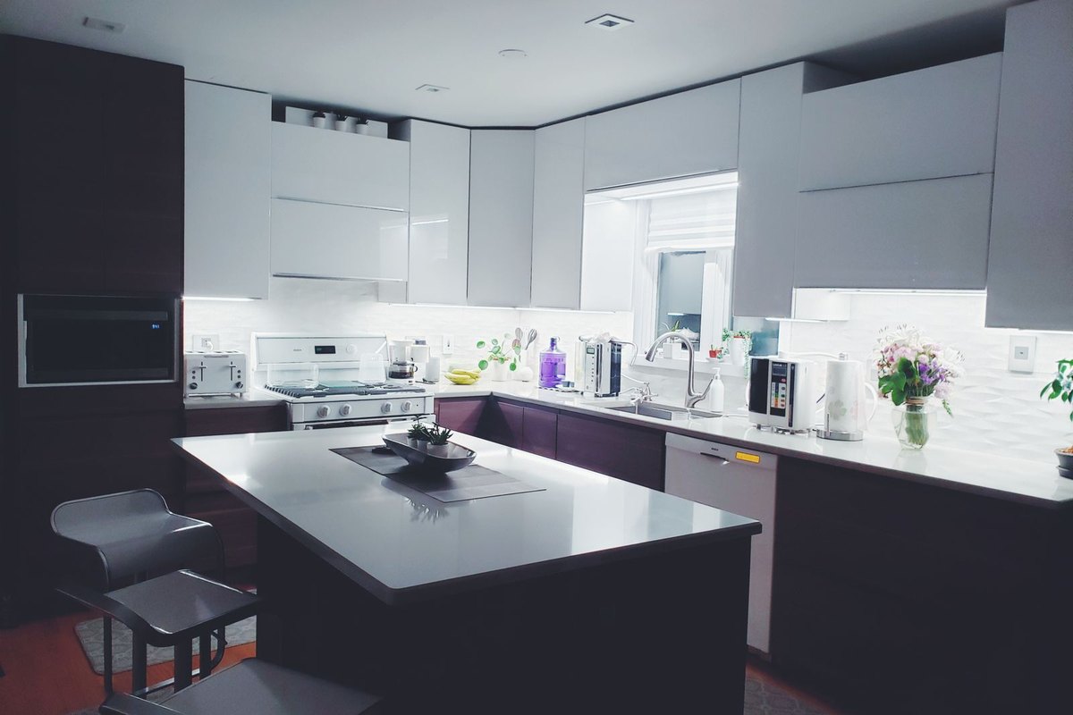 Refinished kitchen cabinets in Anchorage, AK