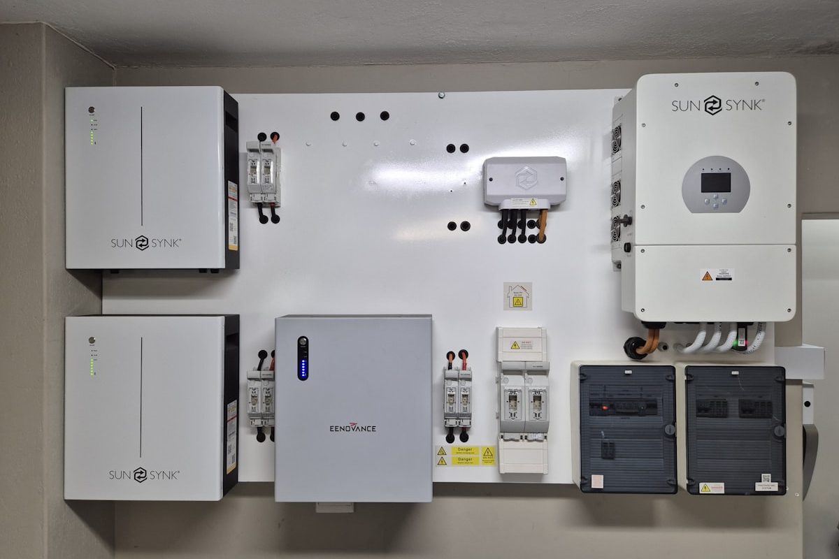 Home solar battery storage unit in Anchorage