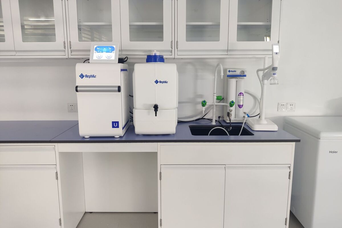 Water treatment and purification equipment with tanks and piping