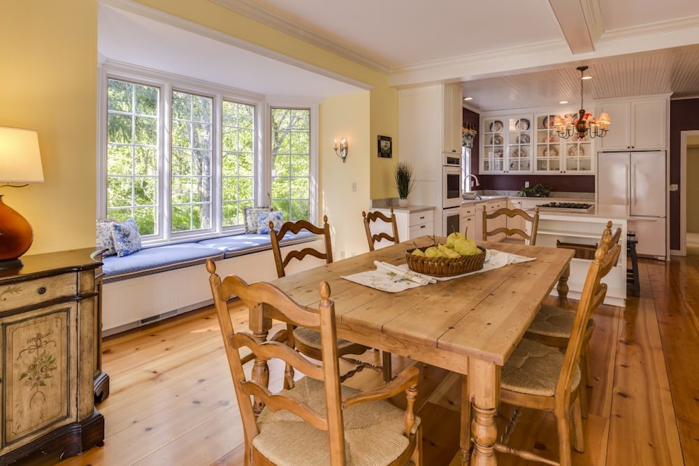 Bay window in a Anchorage home